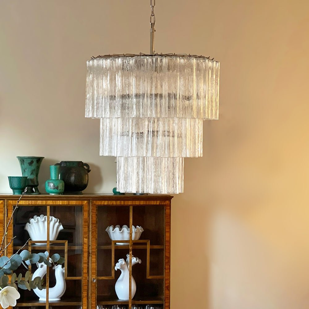 Aurora Lustre en Verre de Luxe