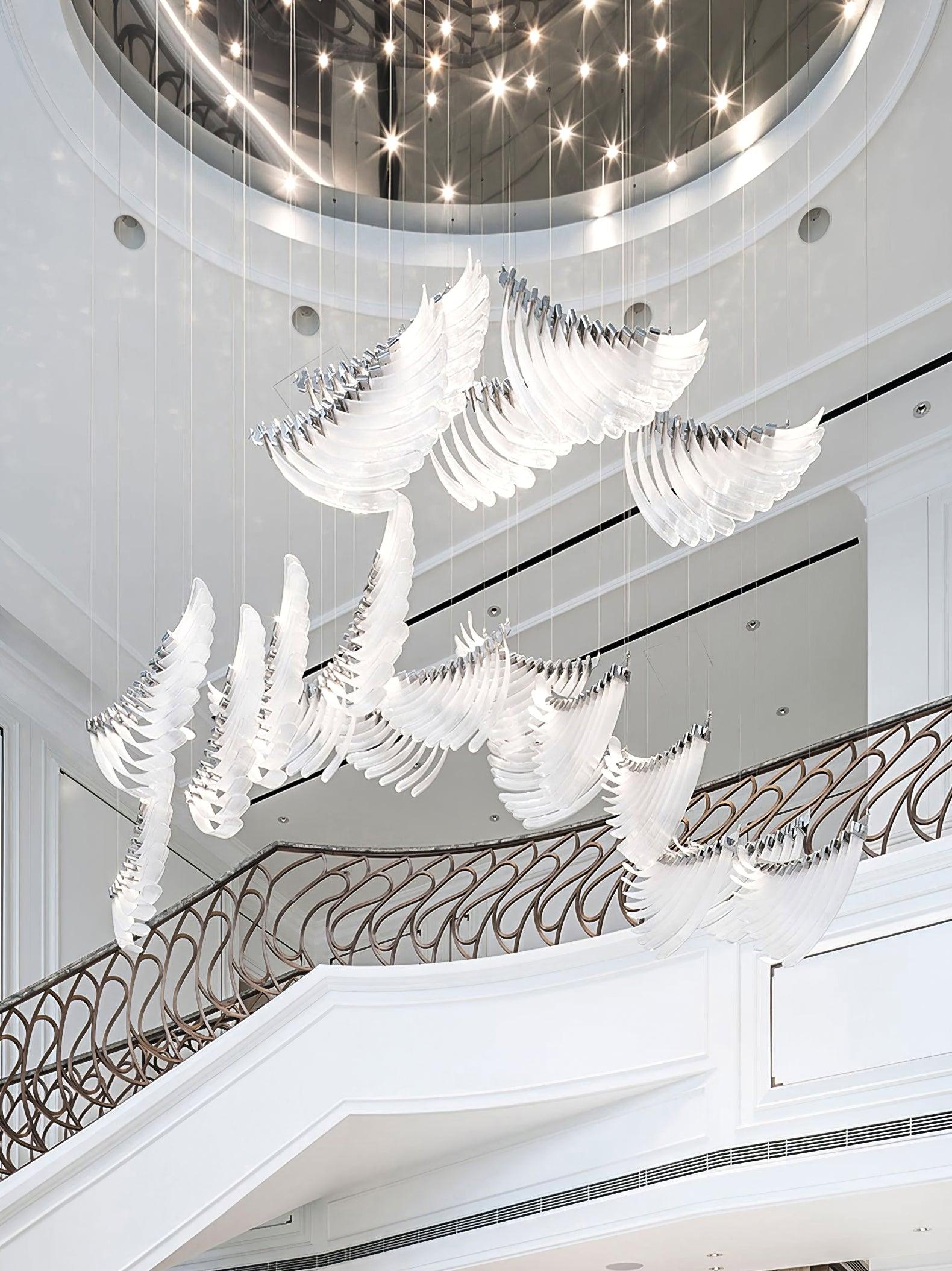 Tiered Lustre Palmettes Luxueux Postmoderne