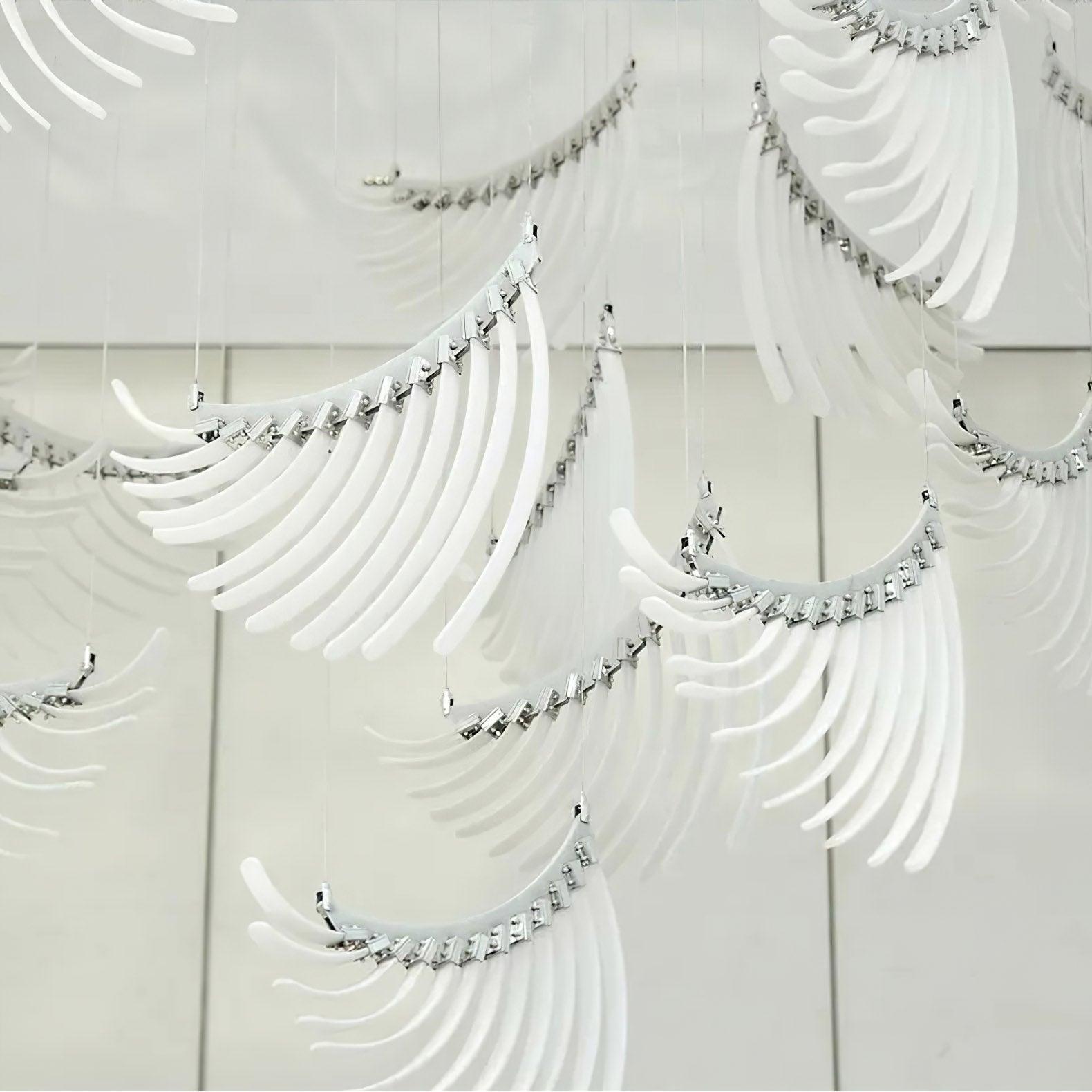 Tiered Lustre Palmettes Luxueux Postmoderne