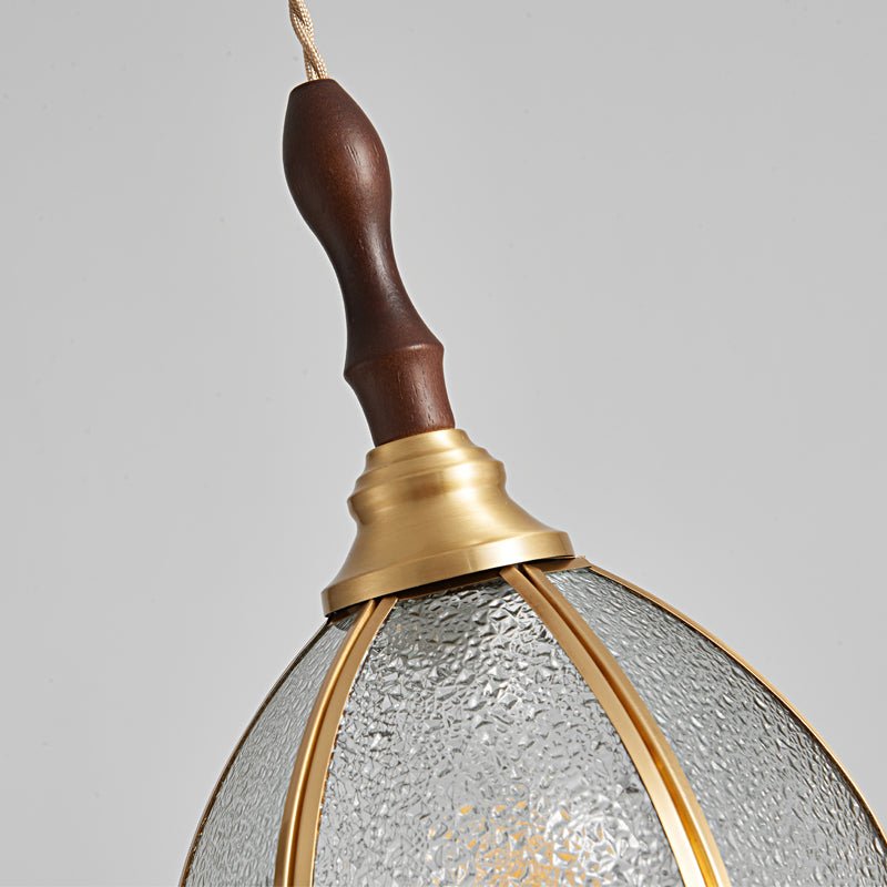Floraner Suspension Lampe en Laiton et Verre