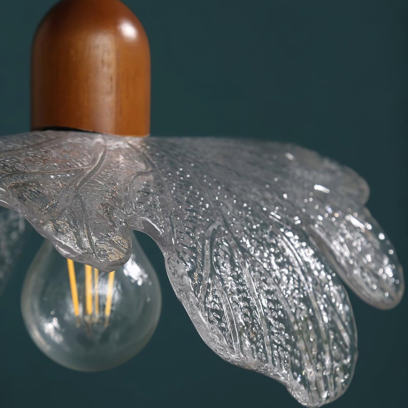 Suspension Abat-jour en Verre Tiffany Floral Charme Art Nouveau