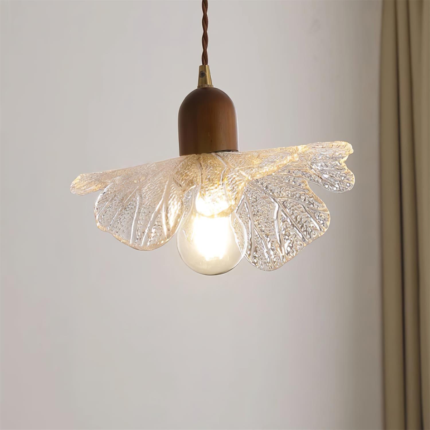 Suspension Abat-jour en Verre Tiffany Floral Charme Art Nouveau