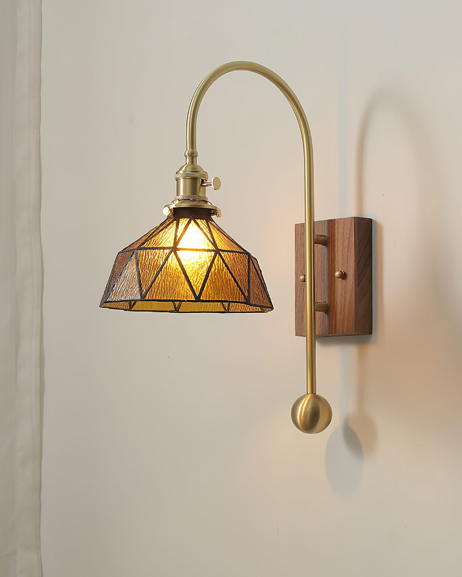 Vorelle Applique murale vintage teintée
