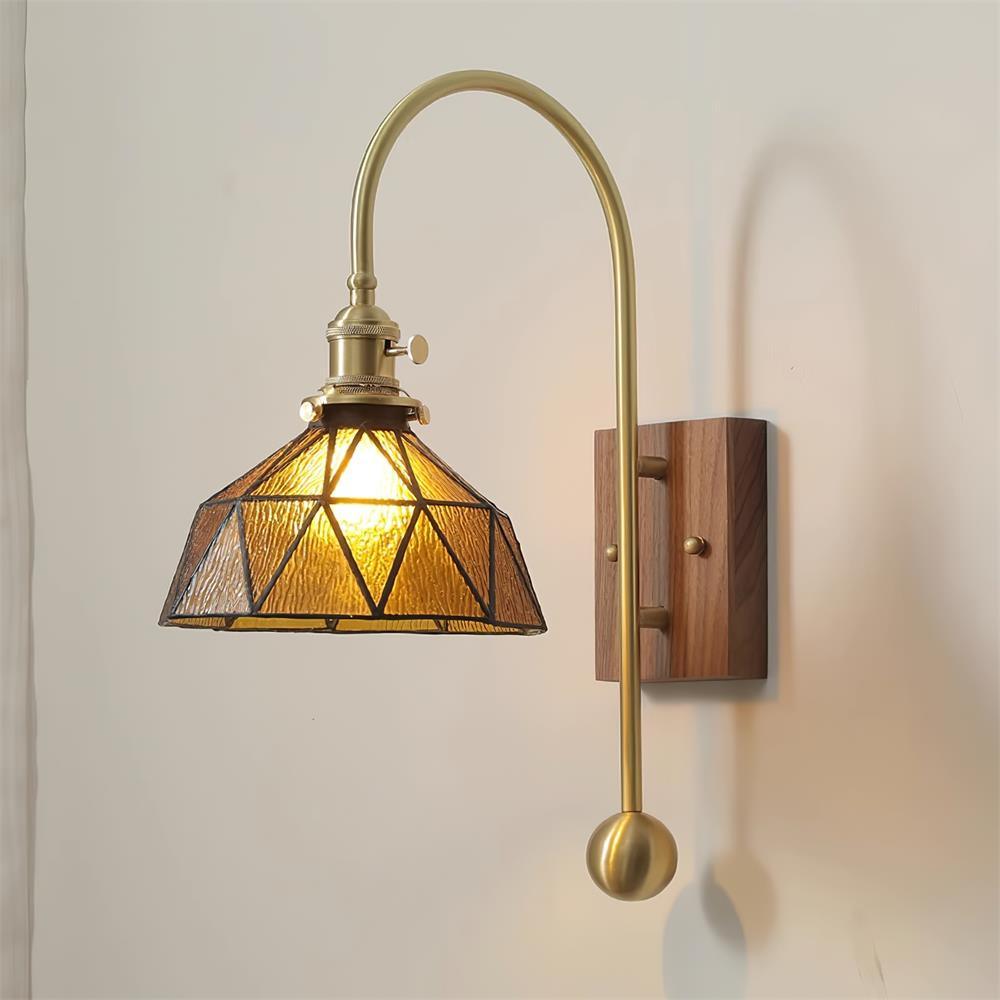 Vorelle Applique murale vintage teintée