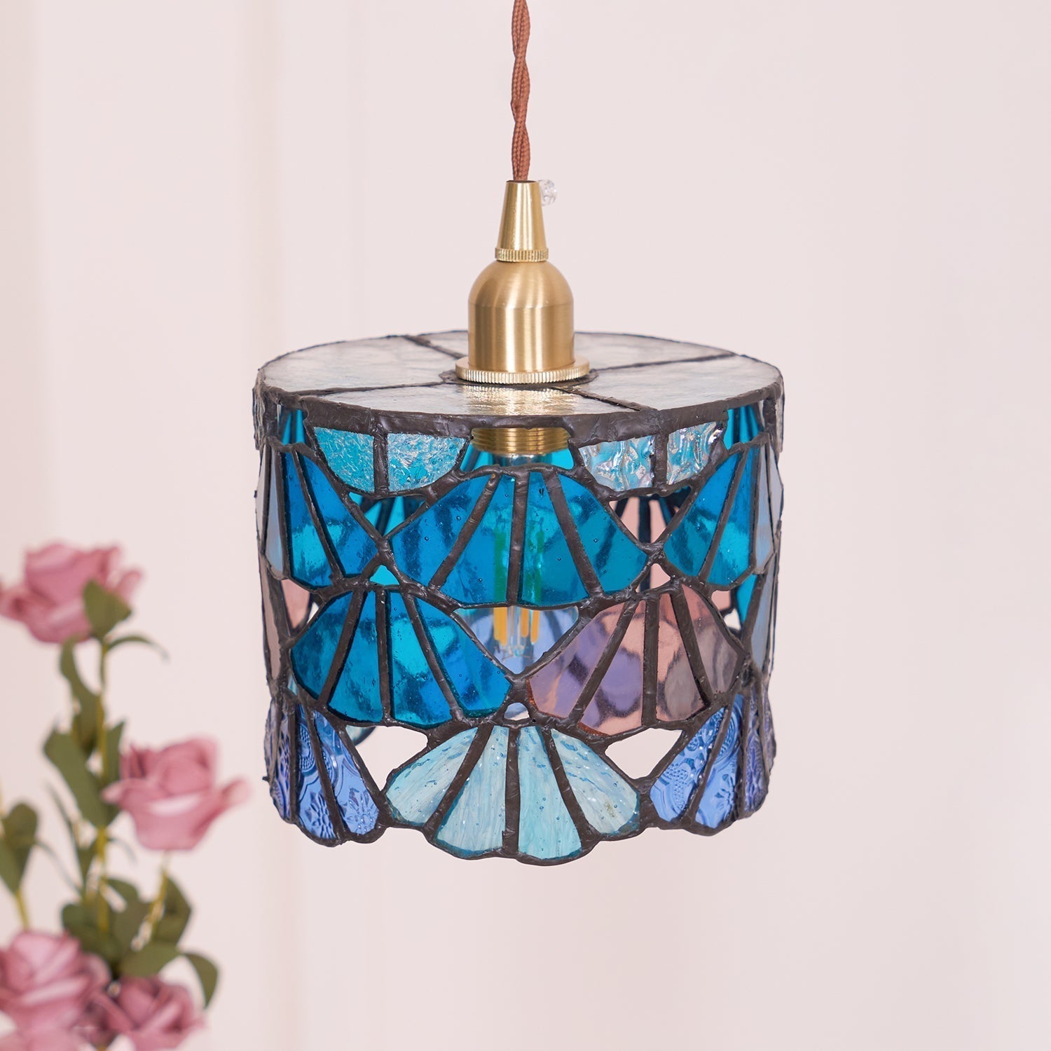 Tiffany Suspension Classique en Verre