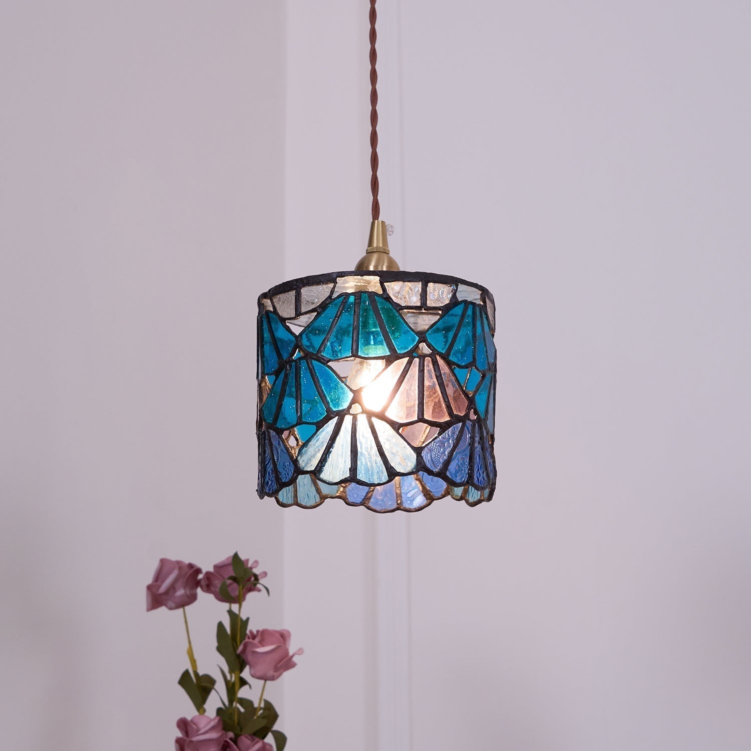 Tiffany Suspension Classique en Verre