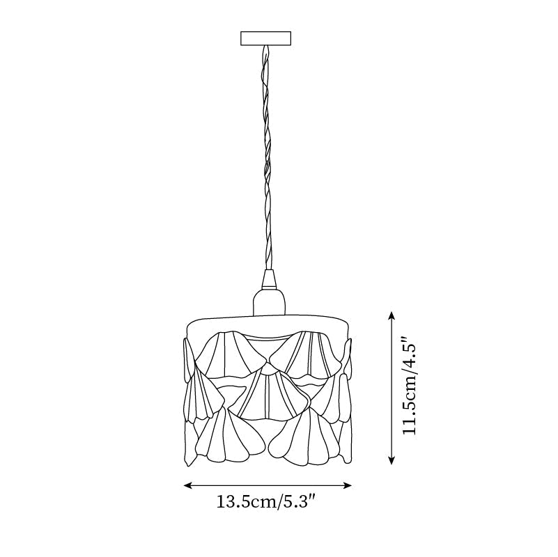 Tiffany Suspension Classique en Verre