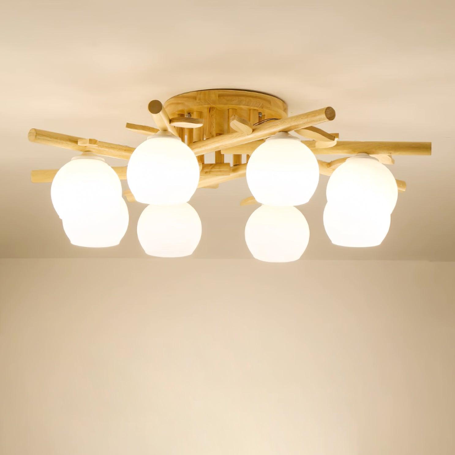 Vela Plafonnier Minimaliste en Verre