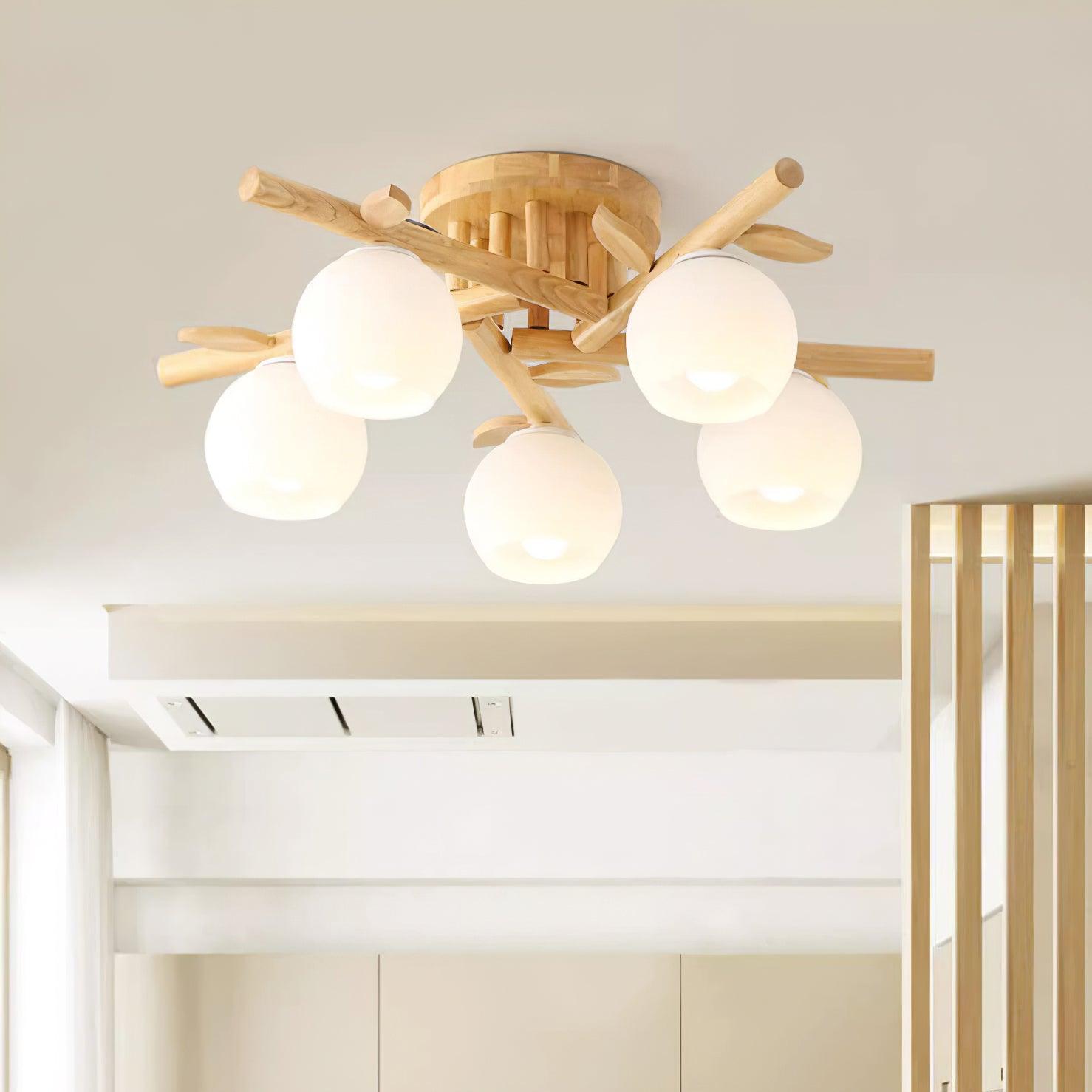 Vela Plafonnier Minimaliste en Verre