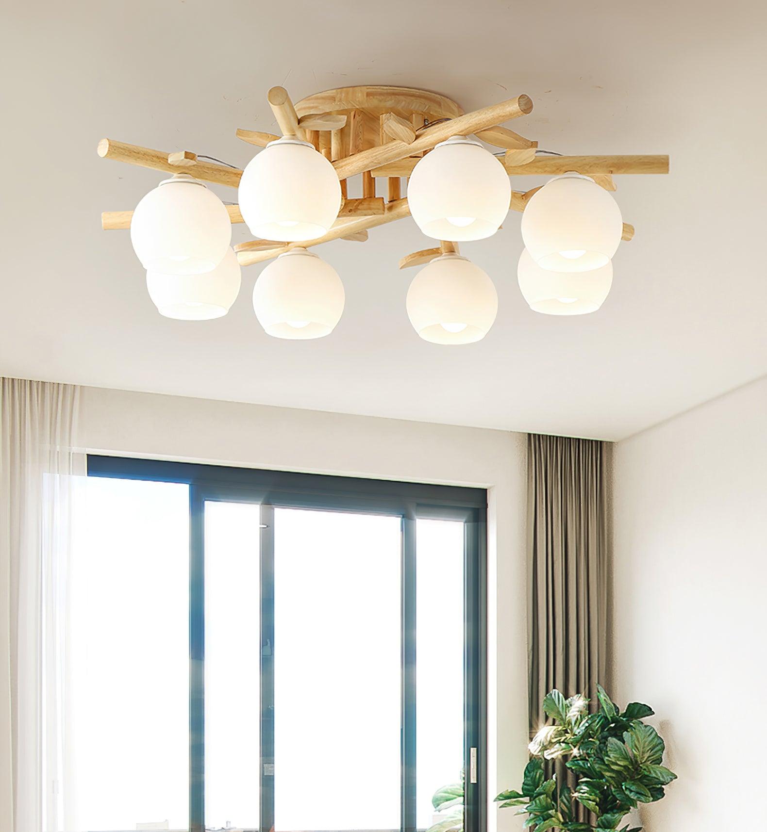 Vela Plafonnier Minimaliste en Verre