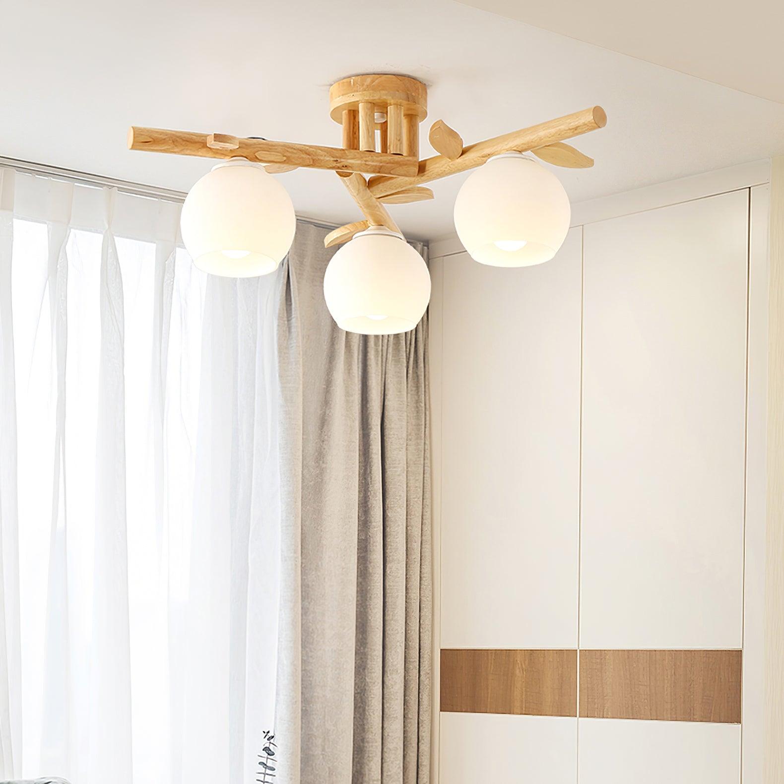 Vela Plafonnier Minimaliste en Verre