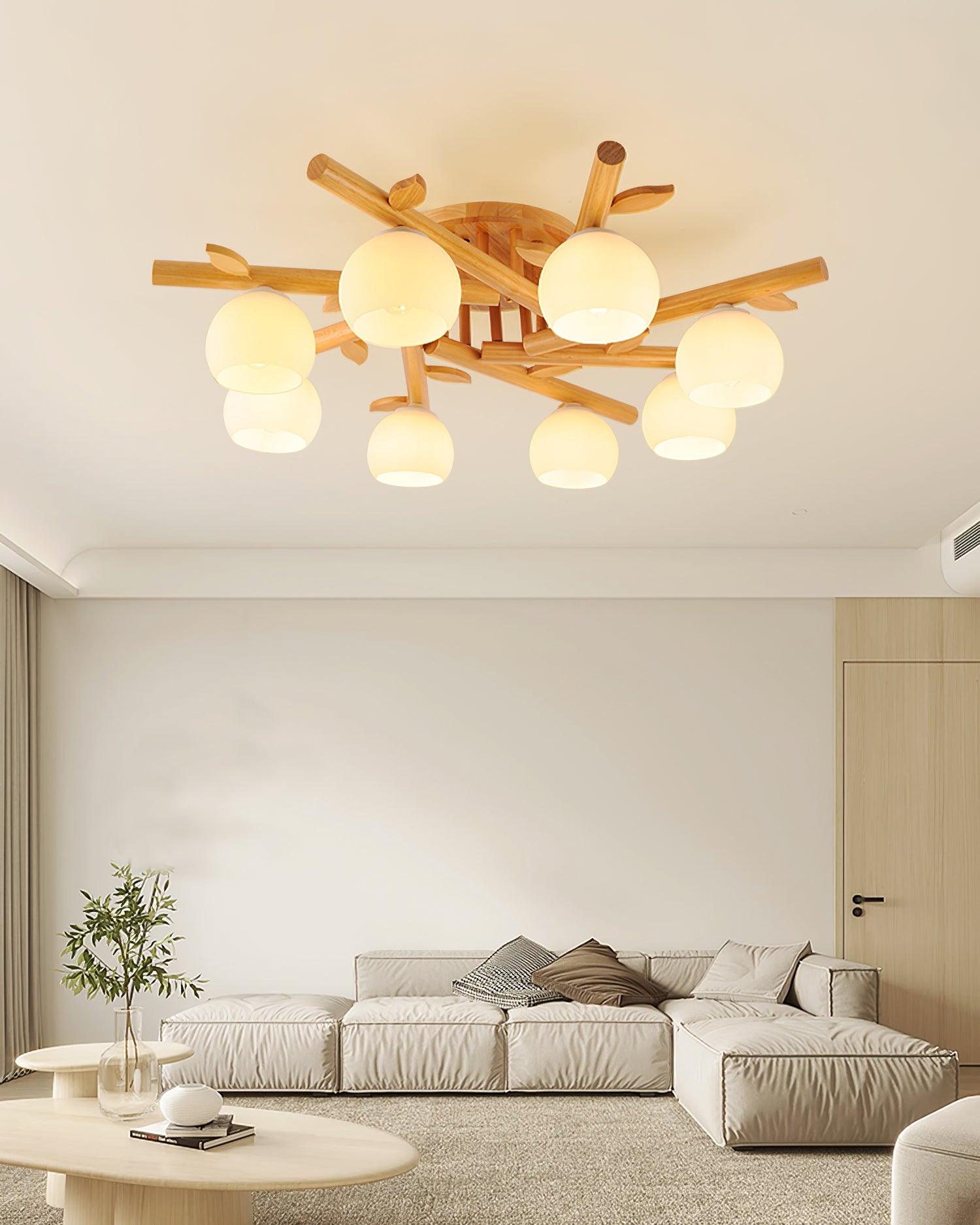 Vela Plafonnier Minimaliste en Verre