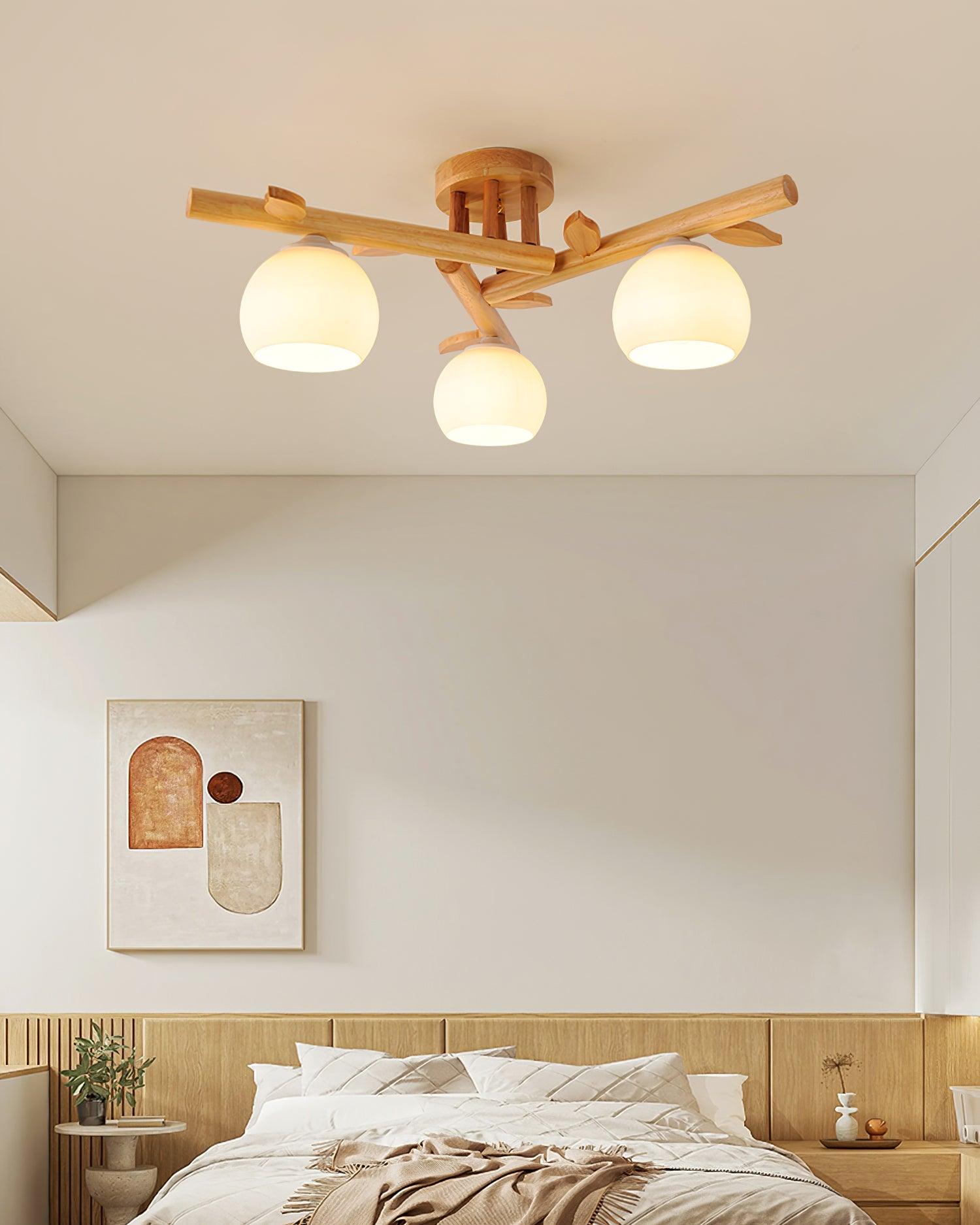 Vela Plafonnier Minimaliste en Verre