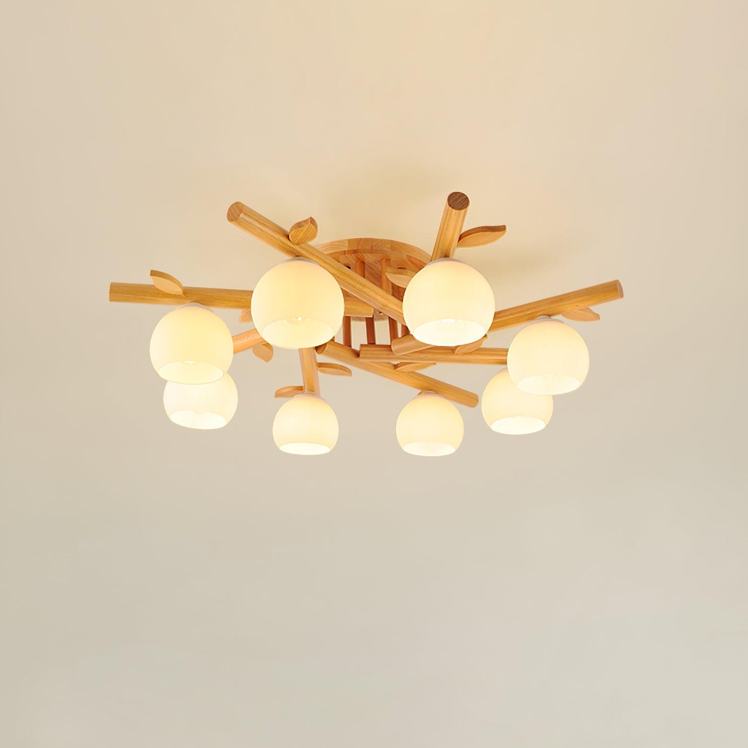 Vela Plafonnier Minimaliste en Verre