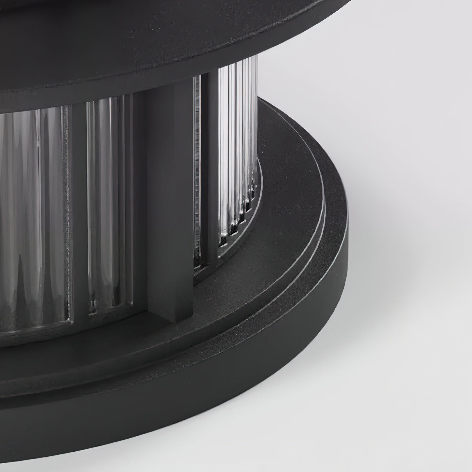 Titan Lampe Extérieure Cylindre en Acier Inoxydable Acrylique