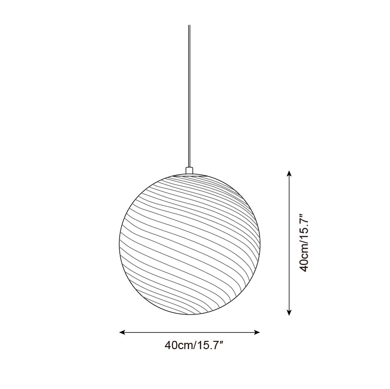 Joliv Suspension Boule en Verre