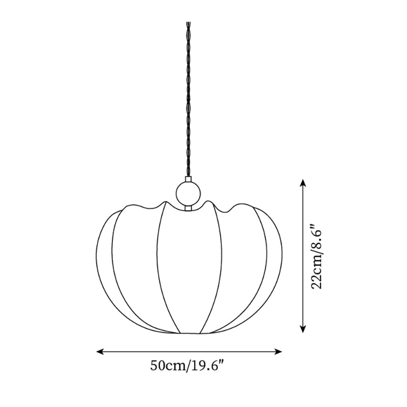 Tonio Suspension Florale Courbée Élégante