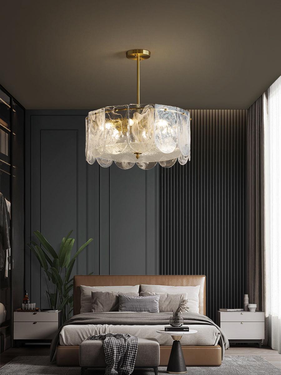 Lustra Lustre Verre Classique Traditionnel