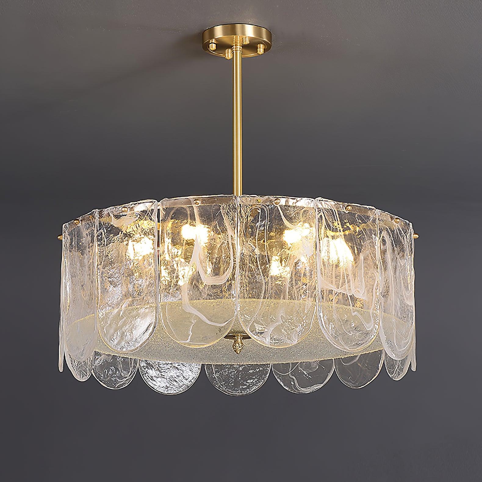Lustra Lustre Verre Classique Traditionnel