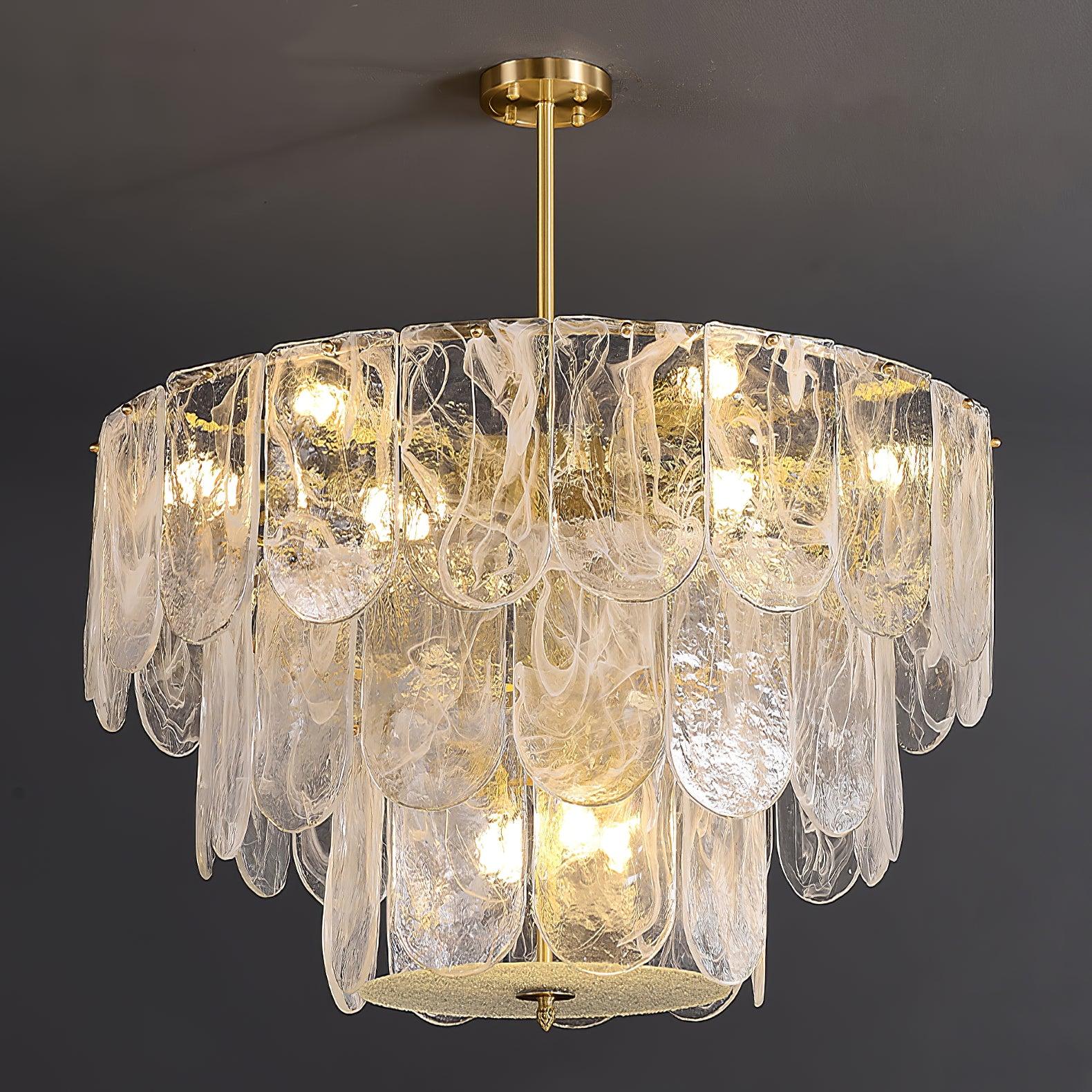 Lustra Lustre Verre Classique Traditionnel