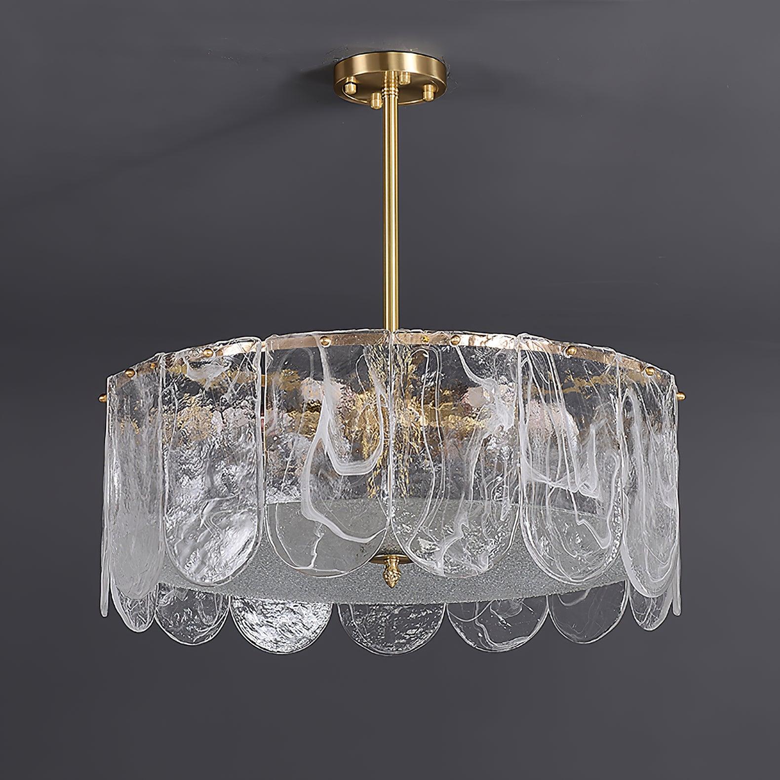 Lustra Lustre Verre Classique Traditionnel
