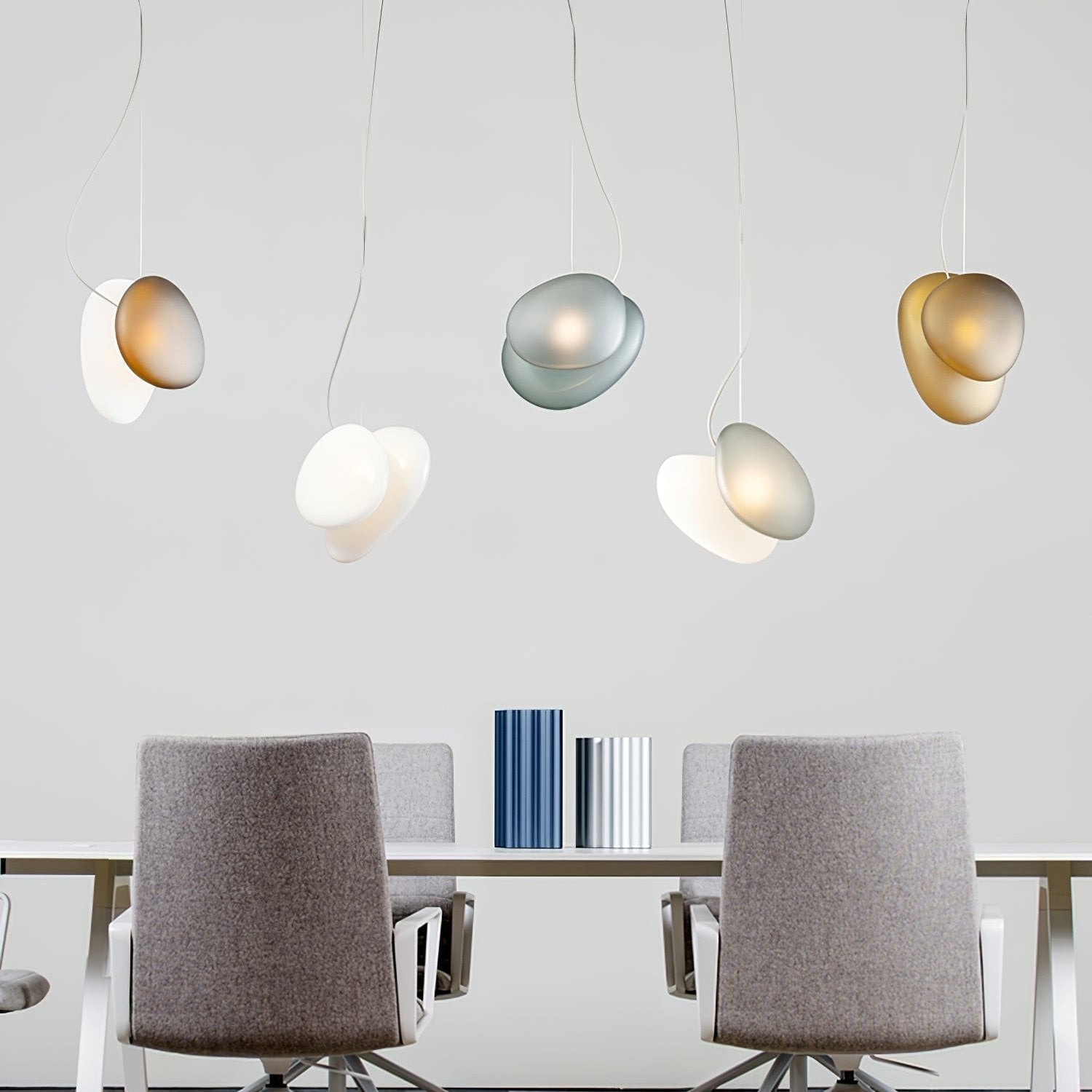 Eclipse Suspension en Verre Givré