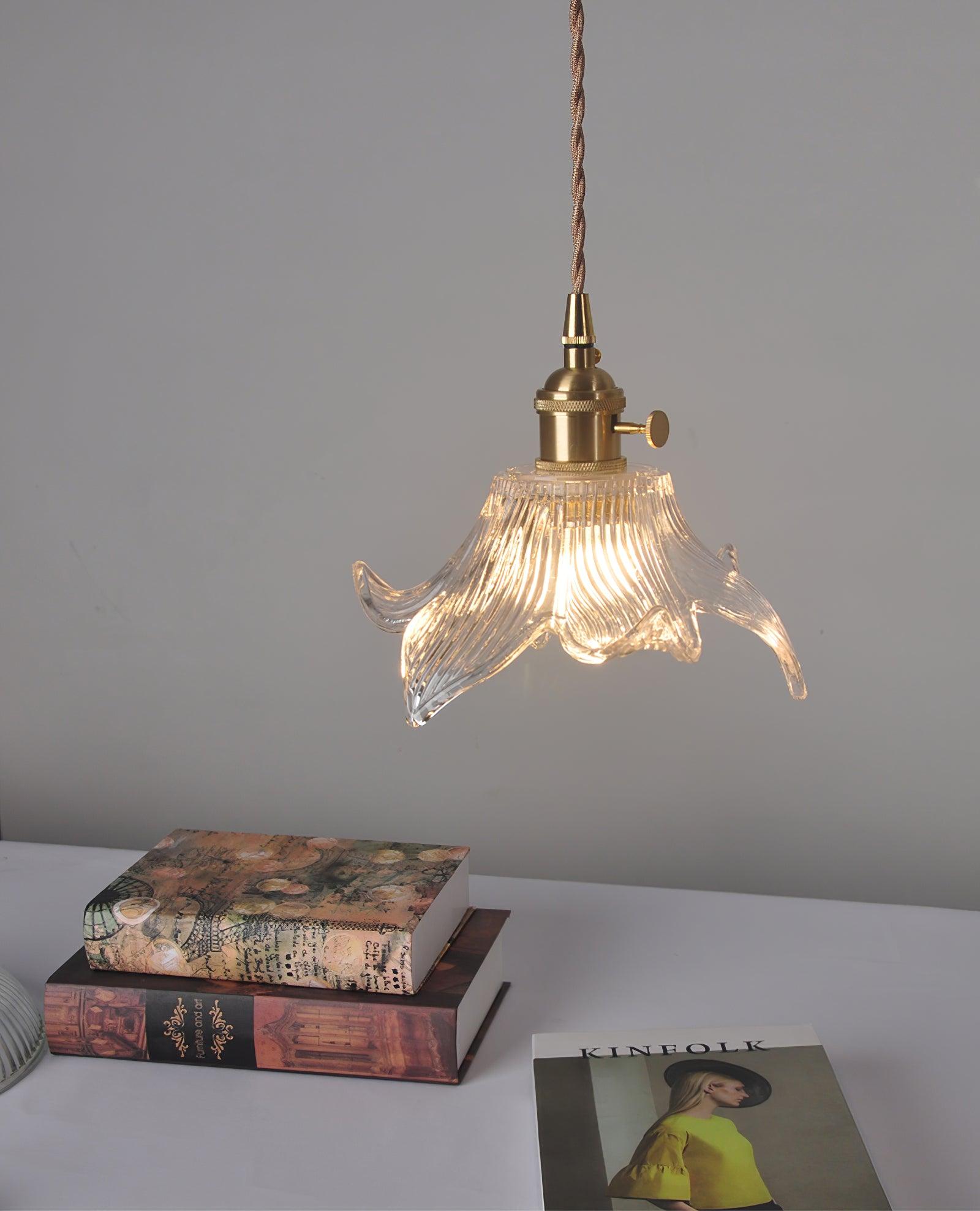 Thaliran Suspension Glam en Laiton et Verre