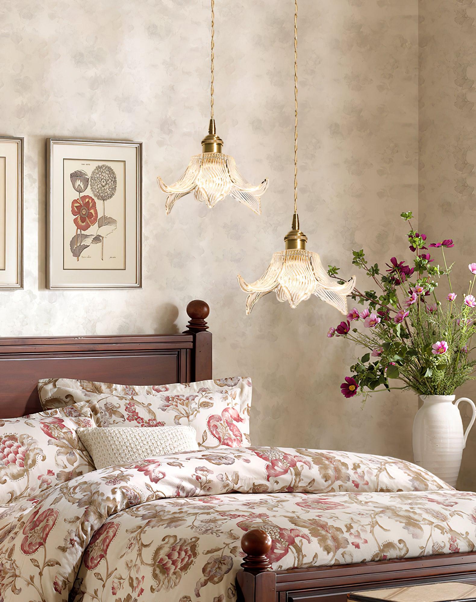 Thaliran Suspension Glam en Laiton et Verre