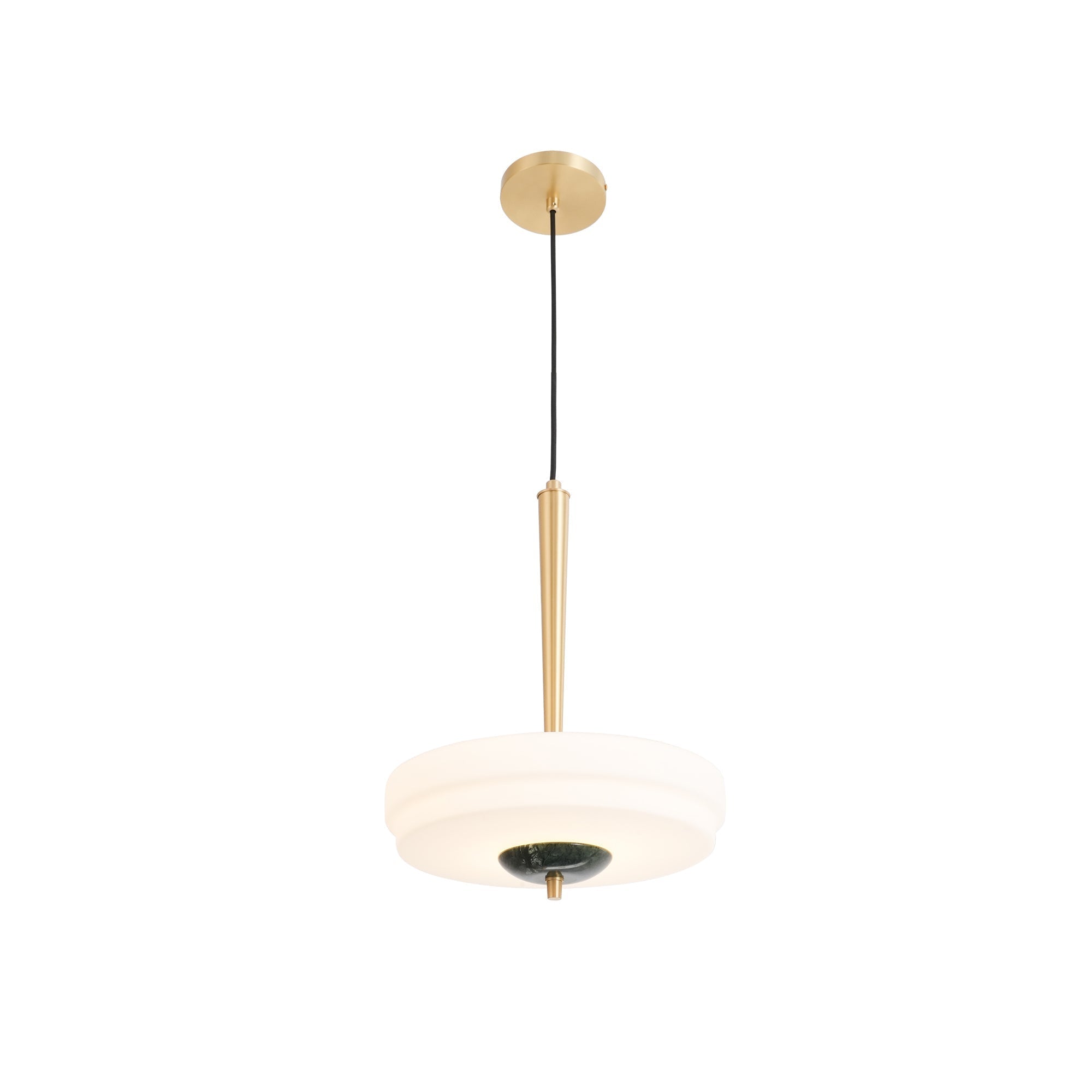 Ithaara Moderne Minimaliste Albâtre Lumière Pendentif