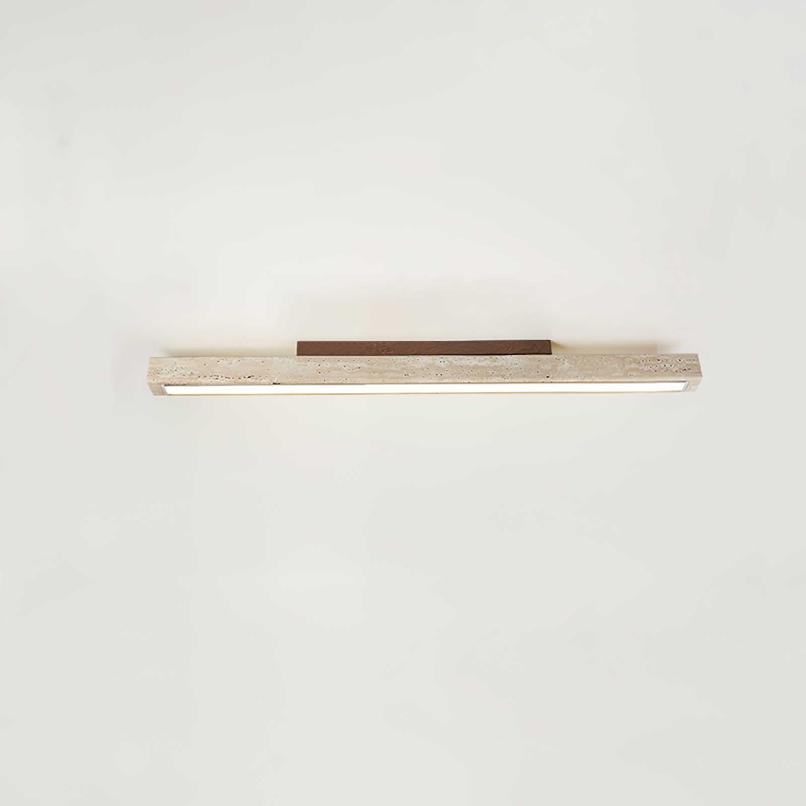 Orvenarae Lumière Linéaire en Travertin Minimaliste