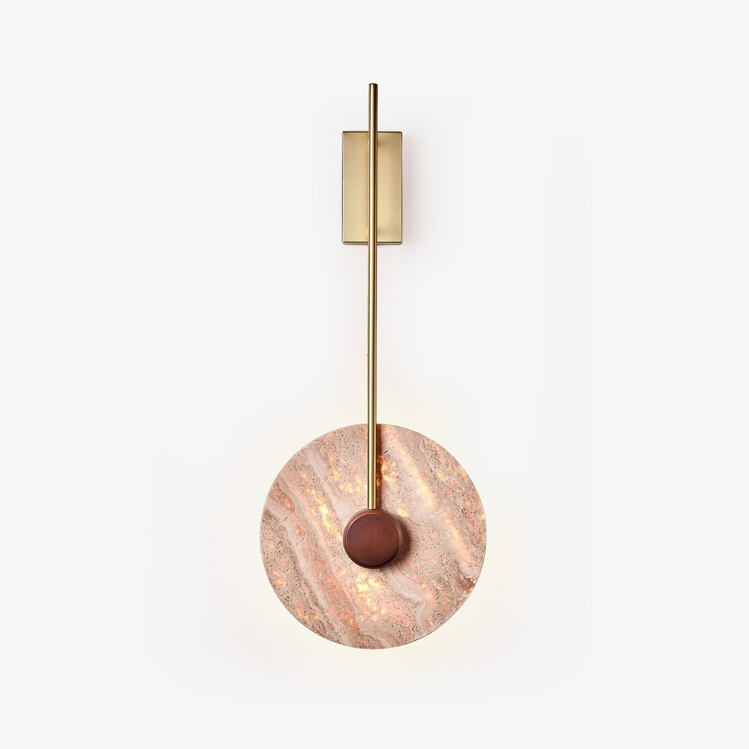 Visolia Applique Murale Minimaliste en Travertin