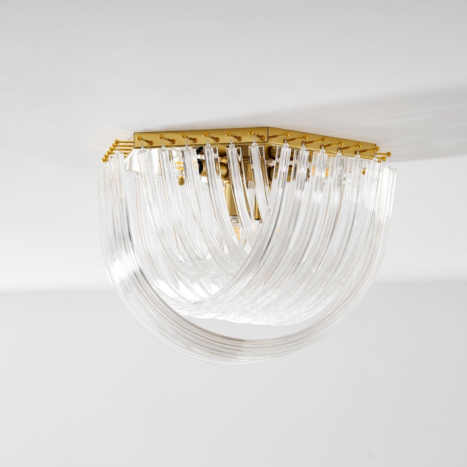 Erphaa Lampe de Plafond en Verre Luxe