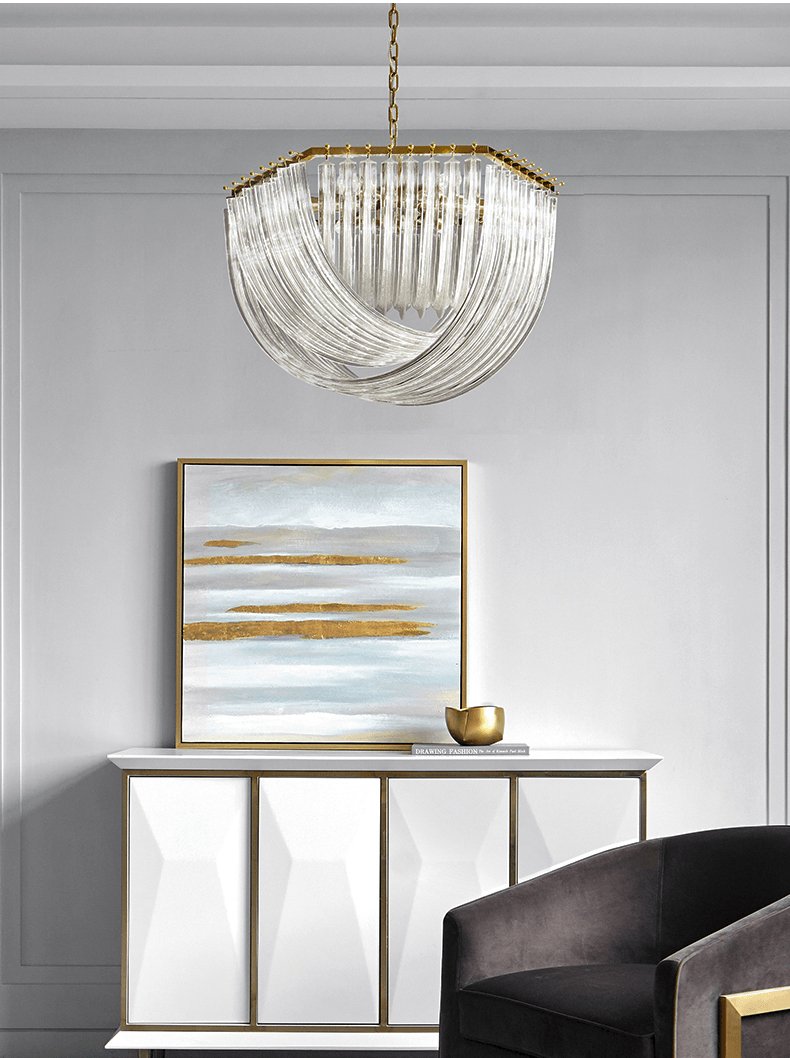 Aurora Lustre Clair Courbé Superposé
