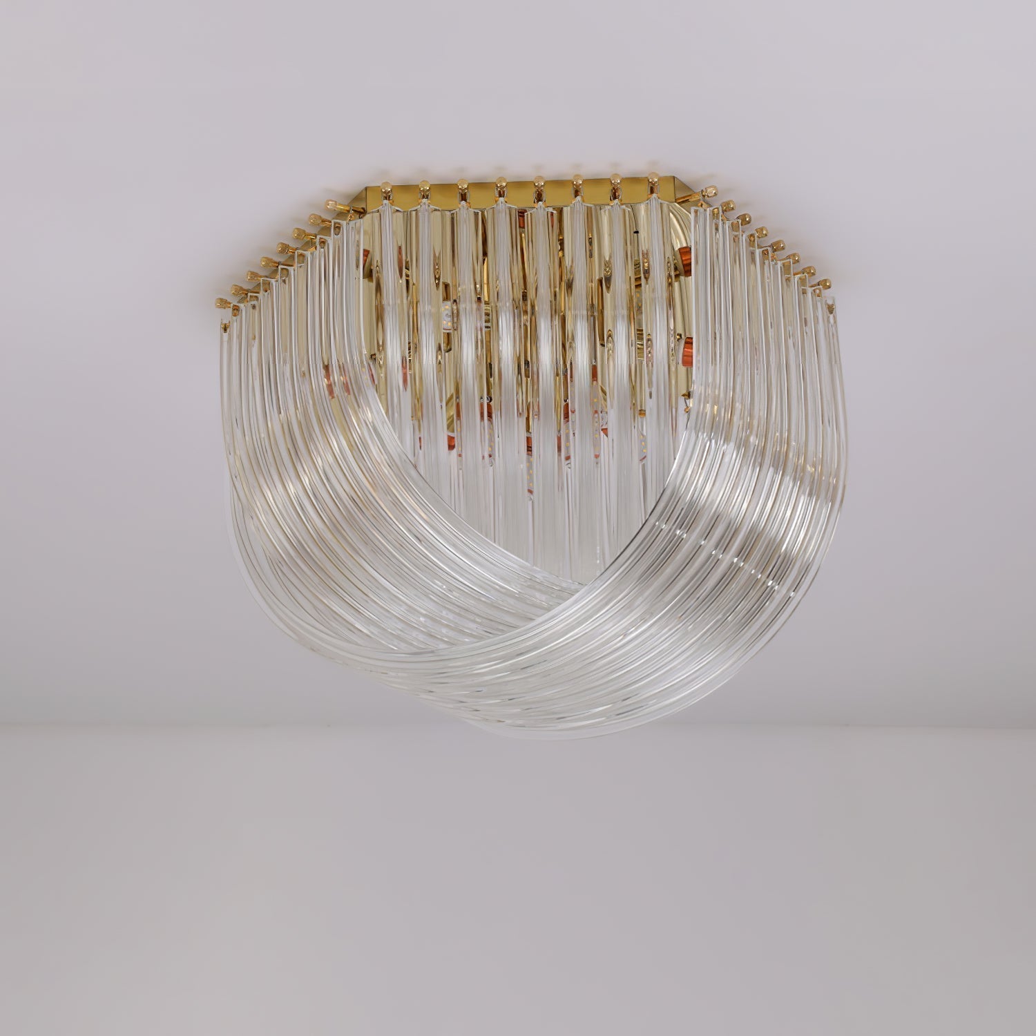 Erphaa Lampe de Plafond en Verre Luxe