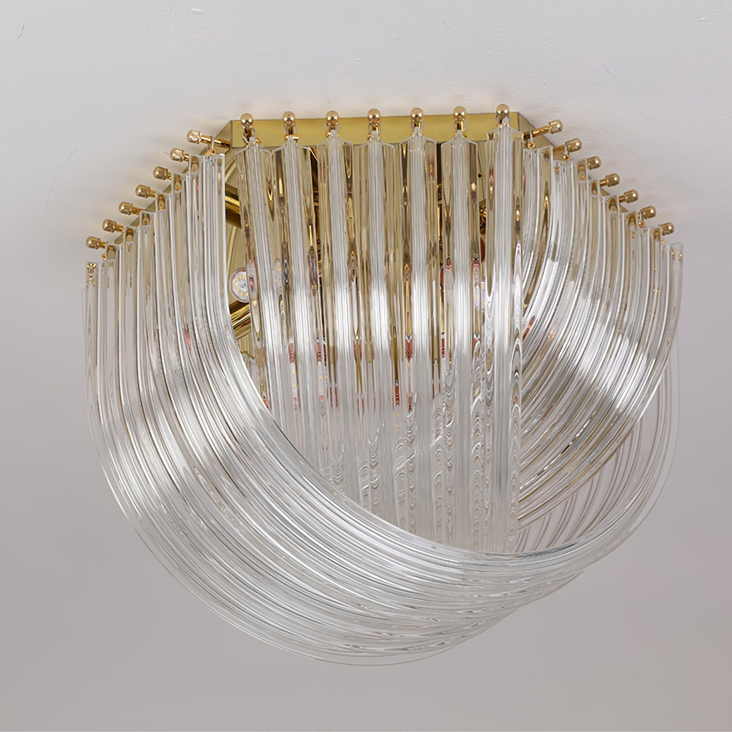 Erphaa Lampe de Plafond en Verre Luxe