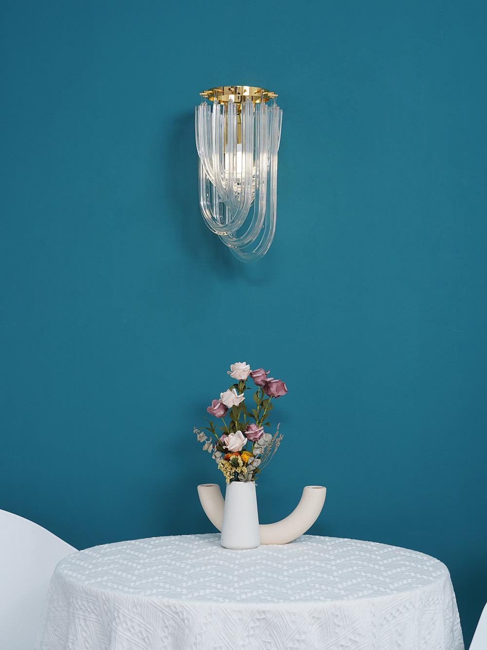 Aurora Applique Murale en Verre de Luxe