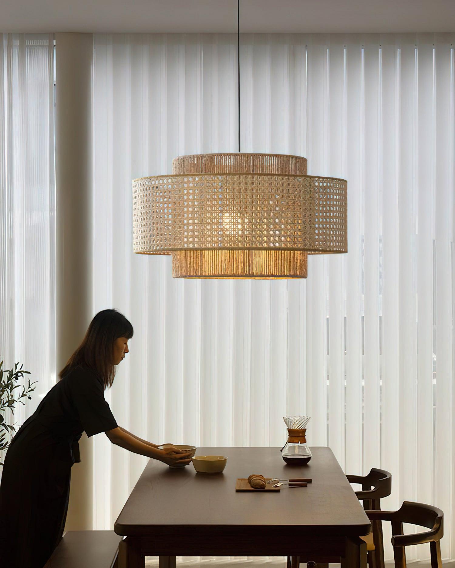Triela Suspension Stratifié Rotin