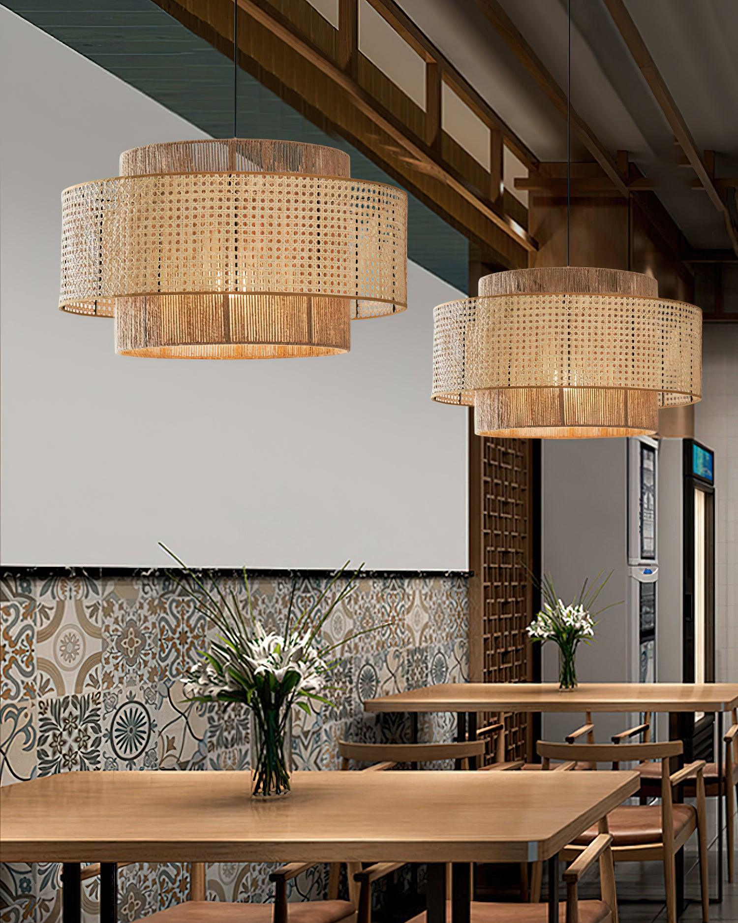 Triela Suspension Stratifié Rotin