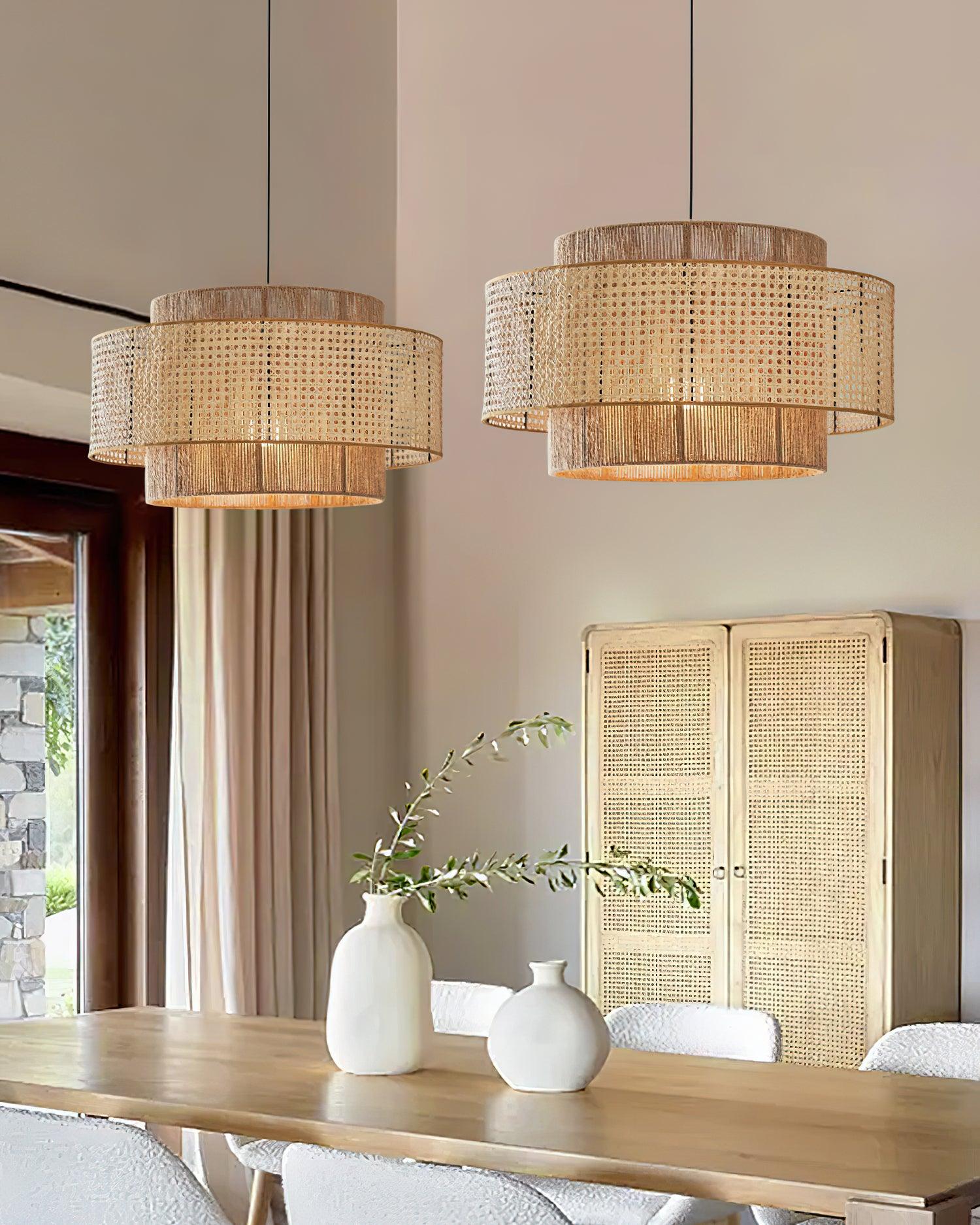 Triela Suspension Stratifié Rotin