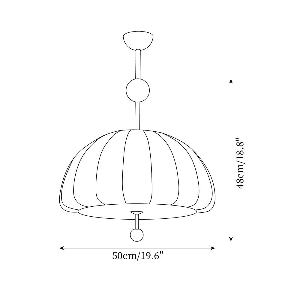 Trigg Suspension Carte Motif Tissu