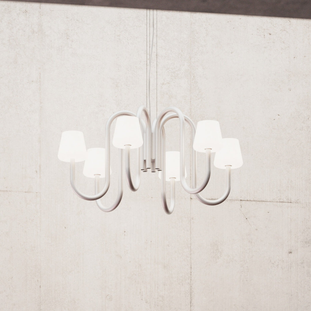 Arco Minimalist Lustre en verre