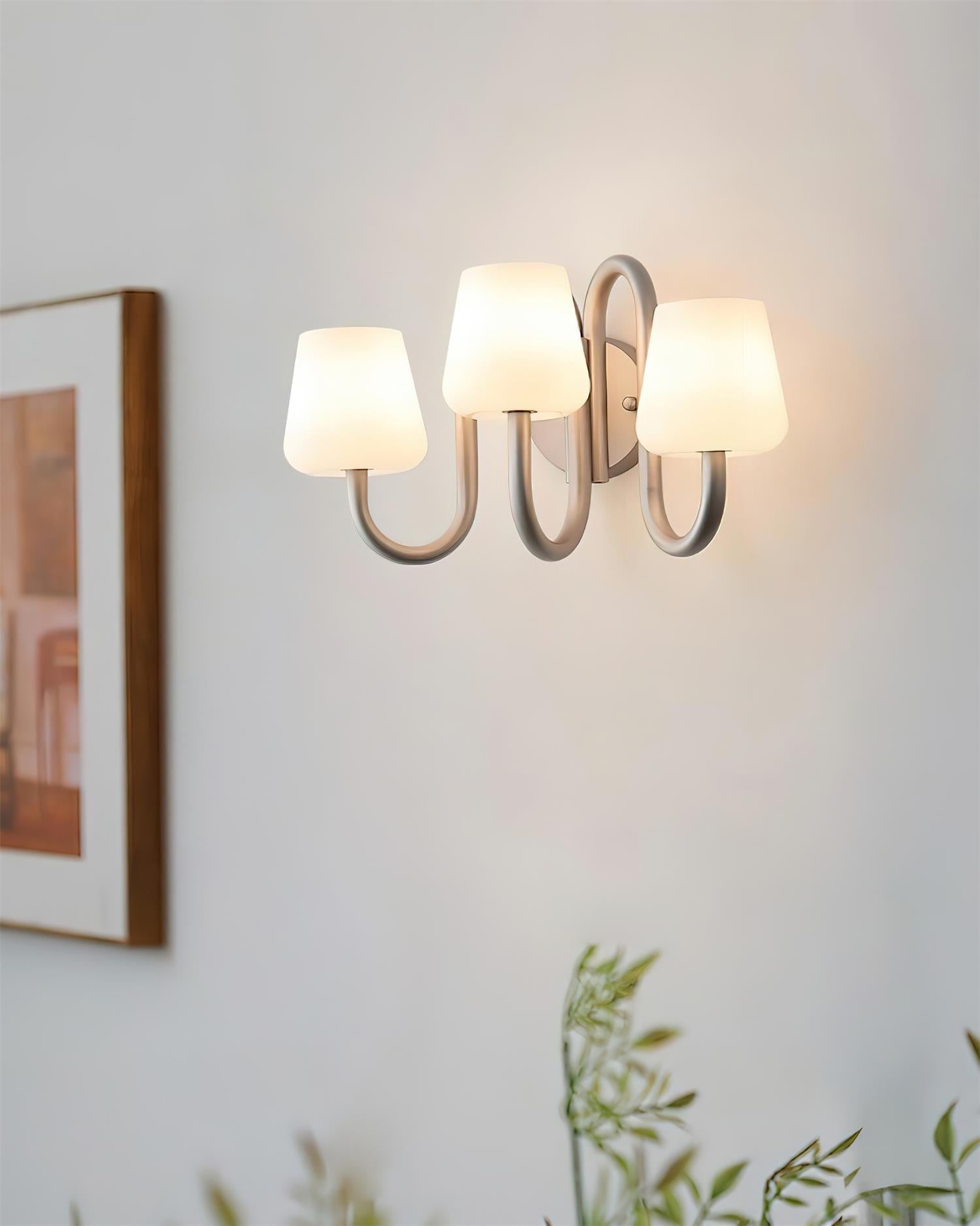 Trilo Applique Murale Courbes Satinées Sculpturales