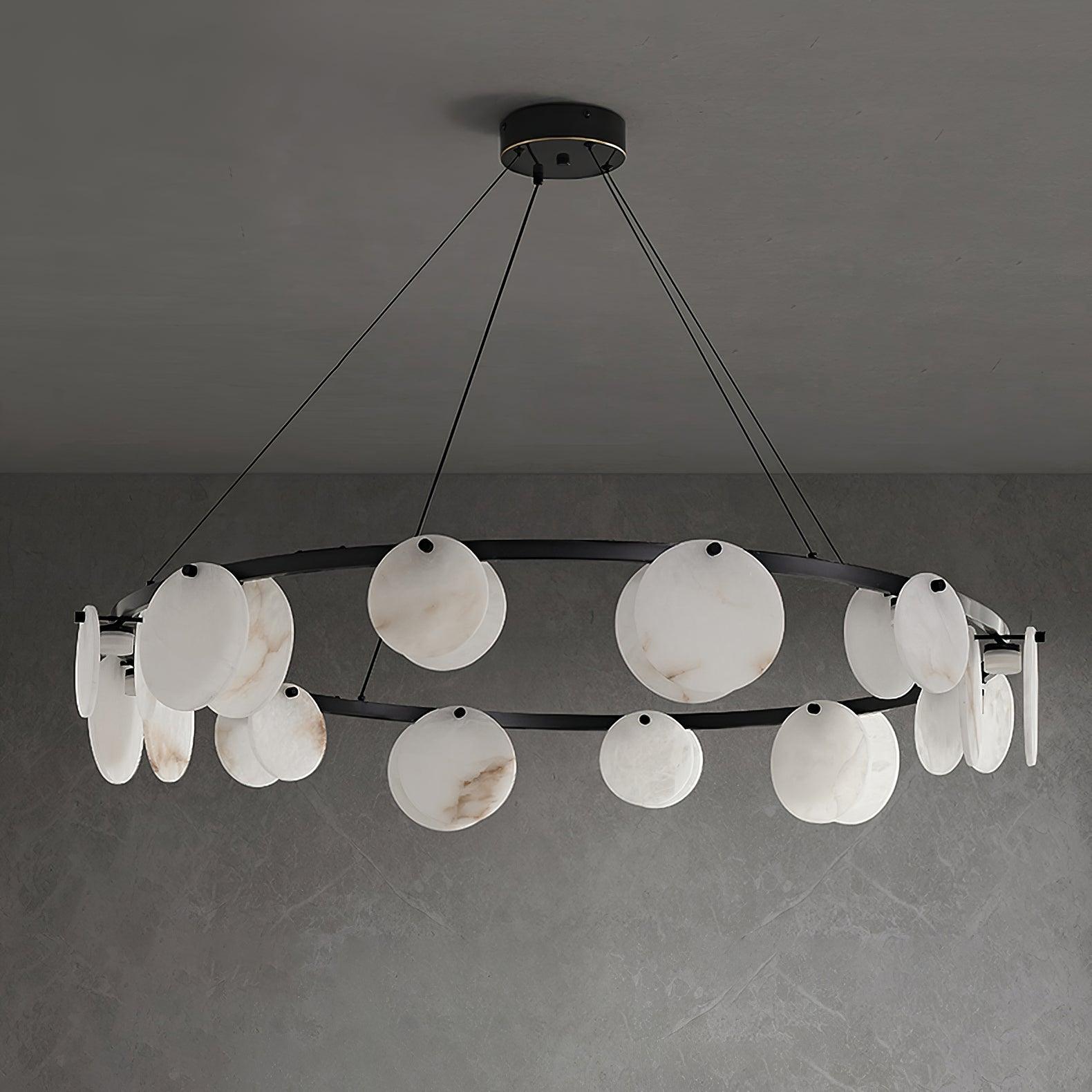 Olveneth Lustre Moderne en Albâtre