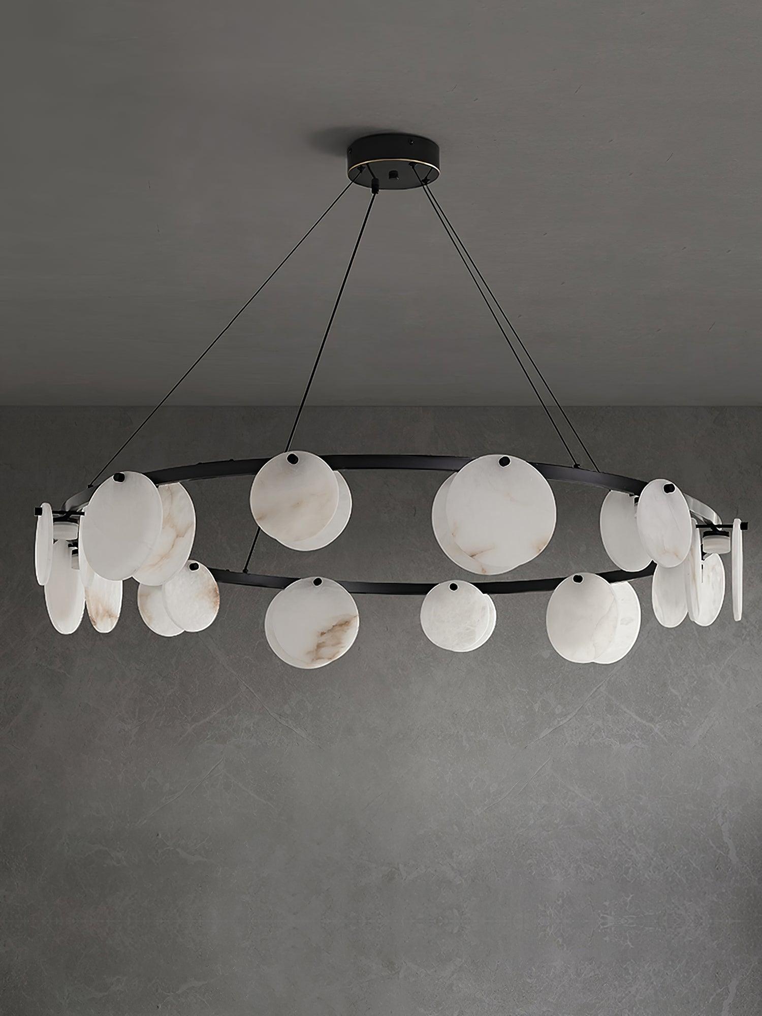Olveneth Lustre Moderne en Albâtre