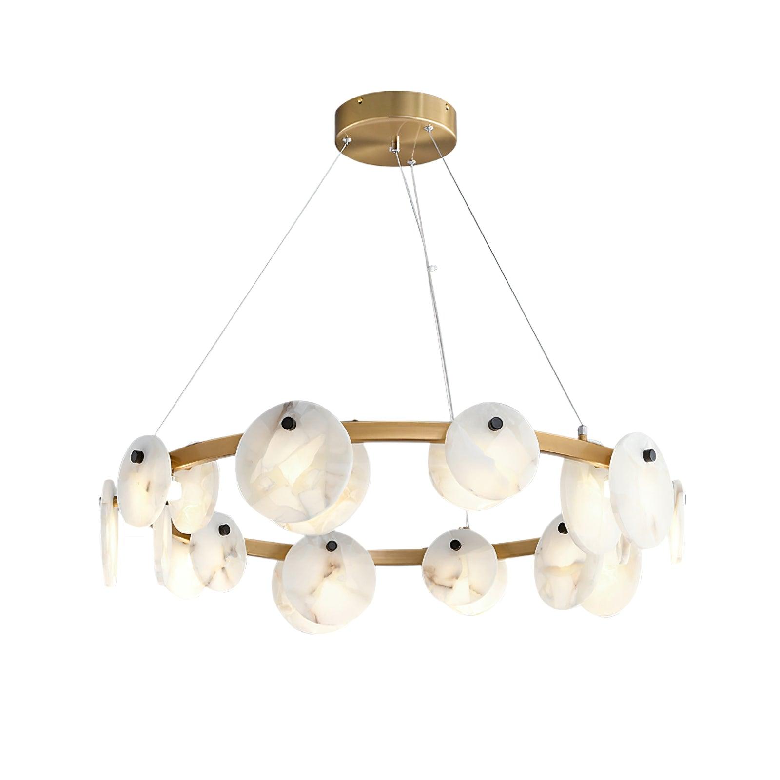 Olveneth Lustre Moderne en Albâtre