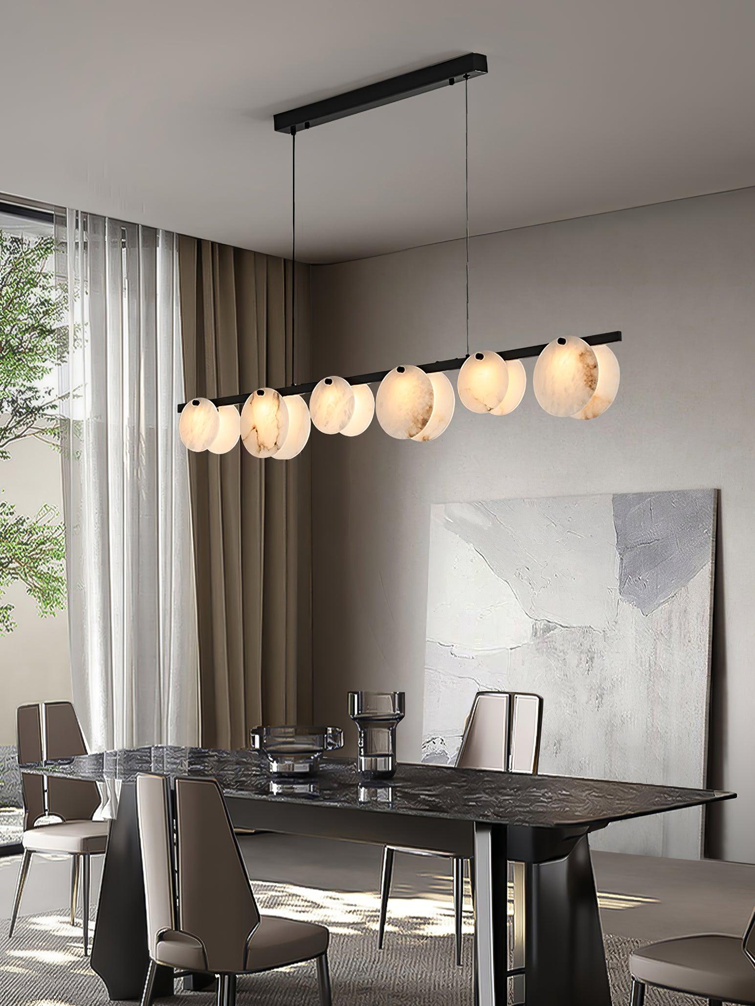Olirel Suspension Linéaire en Albâtre