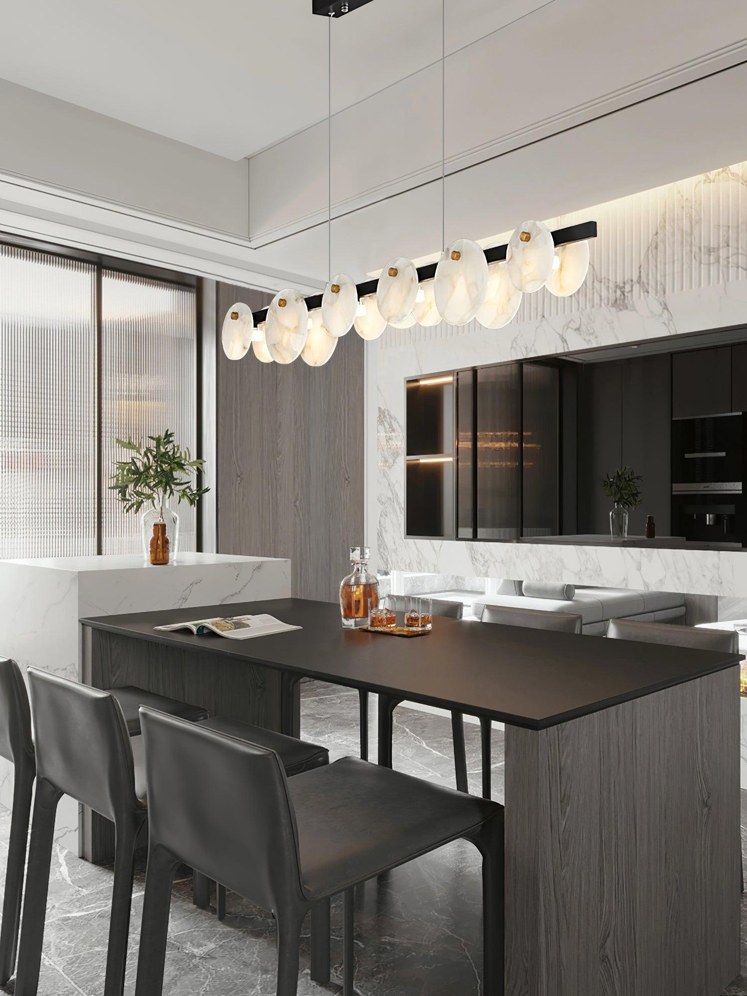 Olirel Suspension Linéaire en Albâtre