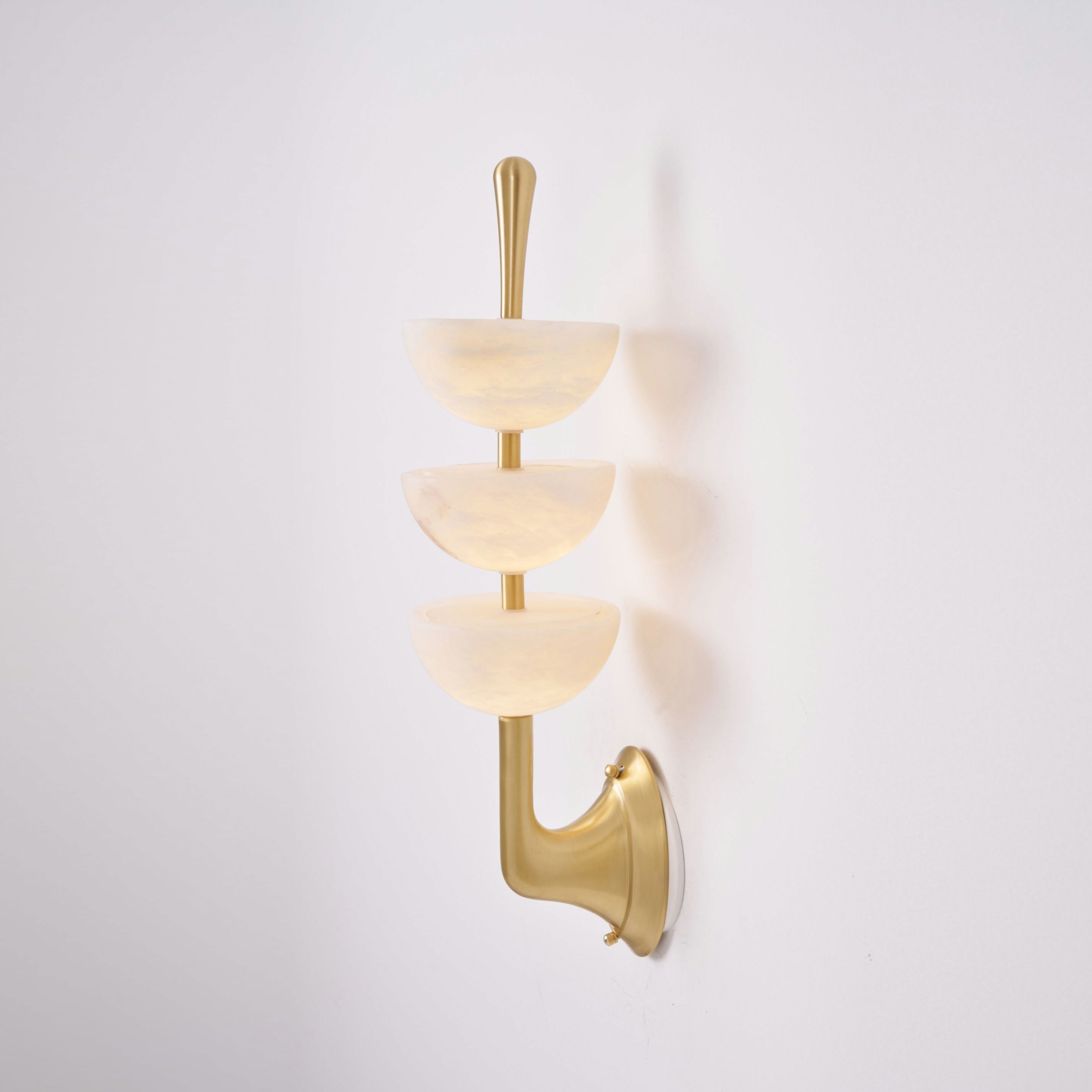 Vitheiel Moderne Minimaliste Art Albâtre Applique Murale