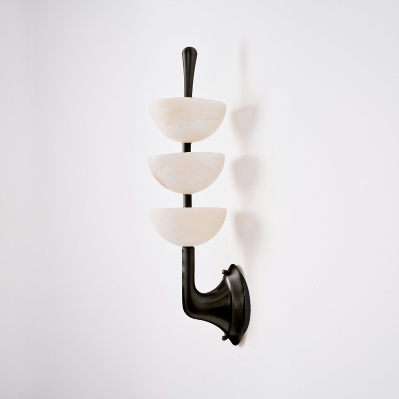 Vitheiel Moderne Minimaliste Art Albâtre Applique Murale
