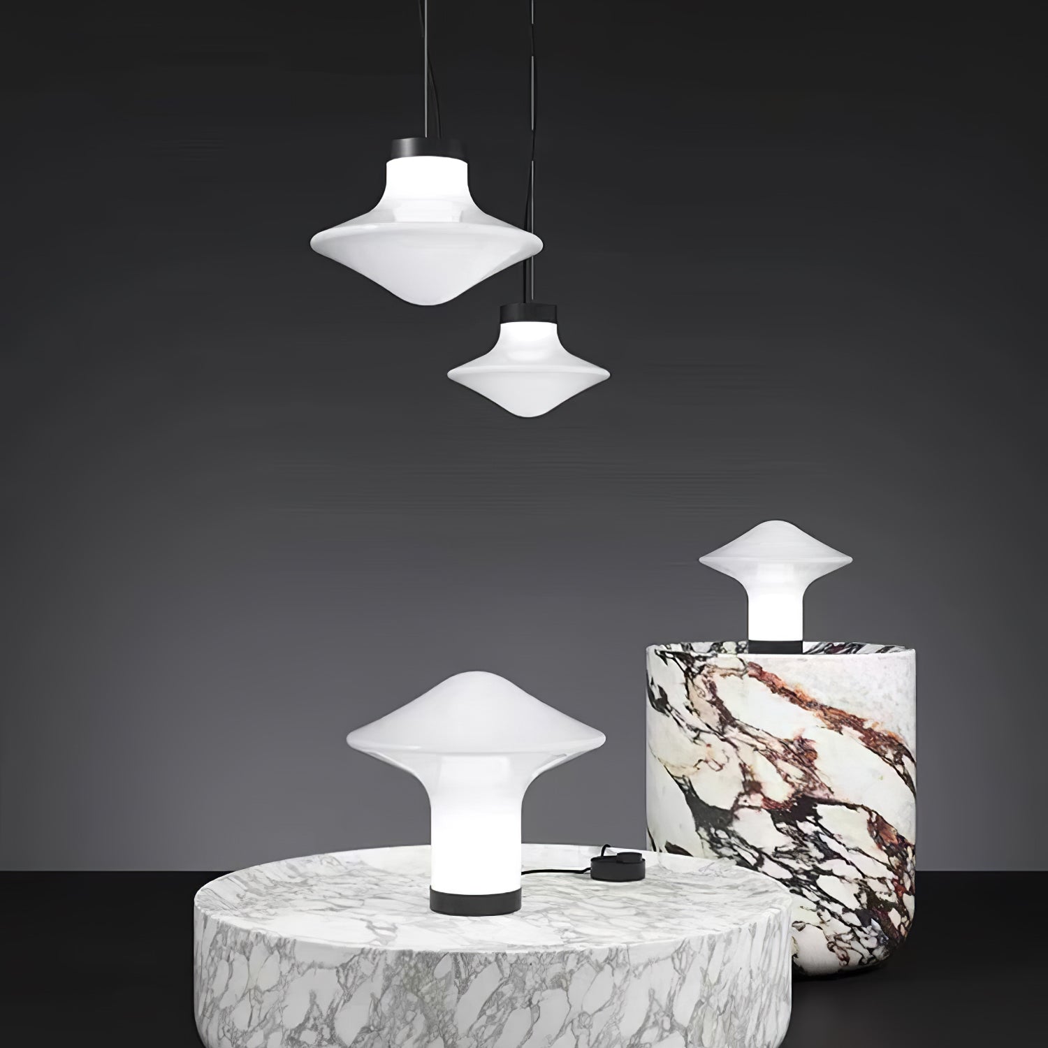 Esoleth Premium Nordic Art Verre Suspension